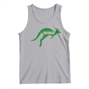 Vintage Kangaroo Australia Tank Top Patriotic Country Pride Graphic Aussie Roo Kangaroo
