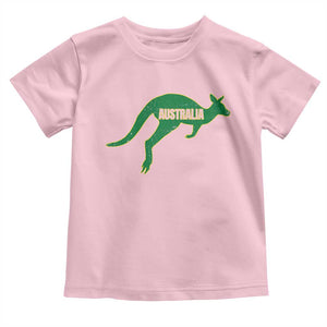 Vintage Kangaroo Australia Toddler T Shirt Patriotic Country Pride Graphic Aussie Roo Kangaroo