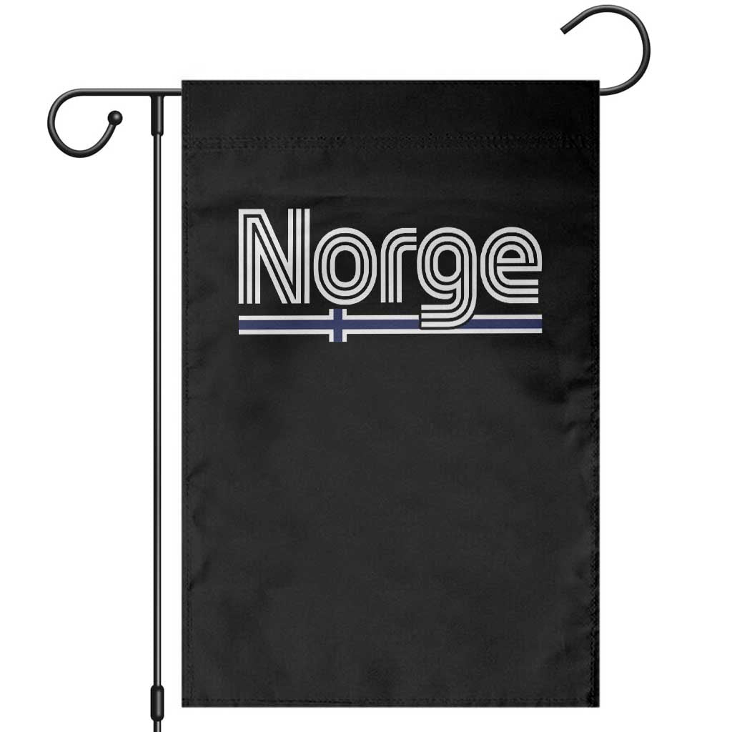 Retro Vintage Norge Flag Garden Flag Norway Norwegian Pride Heritage Scandinavian TS10 Black Print Your Wear