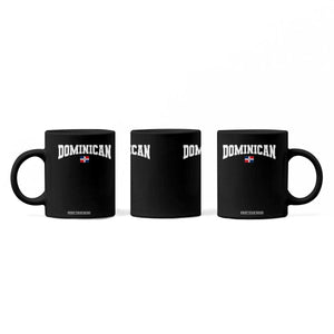 Vintage Dominican Republic Flag Coffee Mug Retro Varsity Caribbean Pride Heritage Gift TS10 Print Your Wear