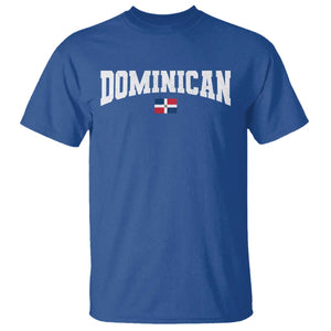 Vintage Dominican Republic Flag T Shirt Retro Varsity Caribbean Pride Heritage Gift TS10 Royal Blue Print Your Wear