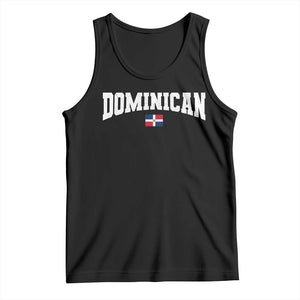 Vintage Dominican Republic Flag Tank Top Retro Varsity Caribbean Pride Heritage Gift TS10 Black Print Your Wear