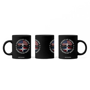 American Grown With Dominican Roots Coffee Mug USA Dominican Republic Heritage Pride Gift TS10 Print Your Wear