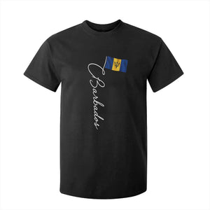 Barbados Flag T Shirt For Kid Elegant Barbados Pride Patriotic Island Heritage Gift TS10 Black Print Your Wear