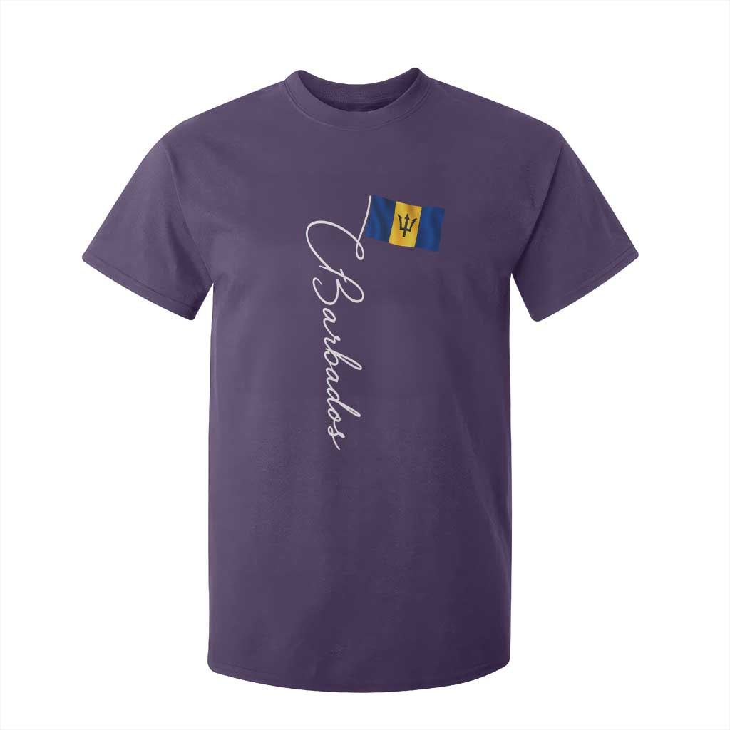 Barbados Flag T Shirt For Kid Elegant Barbados Pride Patriotic Island Heritage Gift TS10 Print Your Wear