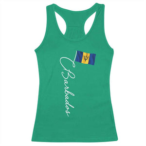 Barbados Flag Racerback Tank Top Elegant Barbados Pride Patriotic Island Heritage Gift TS10 Irish Green Print Your Wear