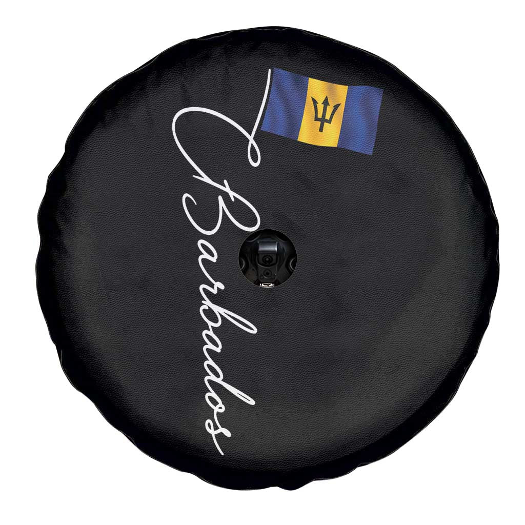 Barbados Flag Spare Tire Cover Elegant Barbados Pride Patriotic Island Heritage Gift TS10 Print Your Wear