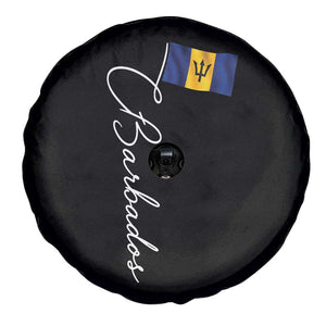 Barbados Flag Spare Tire Cover Elegant Barbados Pride Patriotic Island Heritage Gift TS10 Print Your Wear