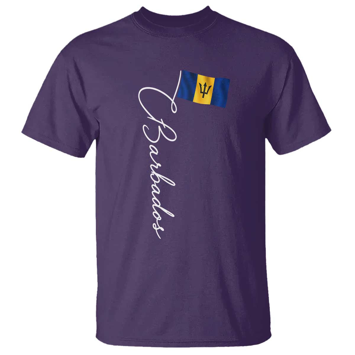 Barbados Flag T Shirt Elegant Barbados Pride Patriotic Island Heritage Gift TS10 Print Your Wear