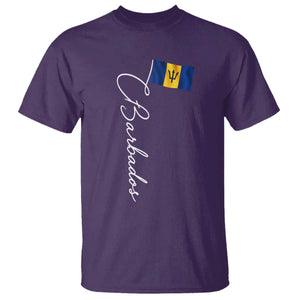 Barbados Flag T Shirt Elegant Barbados Pride Patriotic Island Heritage Gift TS10 Print Your Wear