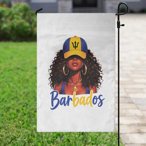 Bajan Girl Garden Flag Barbados Flag Caribbean Heritage Pride Graphic Gift TS10 Print Your Wear