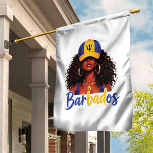 Bajan Girl Garden Flag Barbados Flag Caribbean Heritage Pride Graphic Gift TS10 Print Your Wear