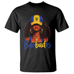 Bajan Girl T Shirt Barbados Flag Caribbean Heritage Pride Graphic Gift TS10 Print Your Wear