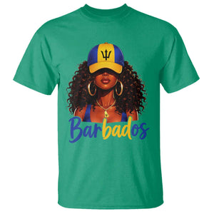 Bajan Girl T Shirt Barbados Flag Caribbean Heritage Pride Graphic Gift TS10 Irish Green Print Your Wear