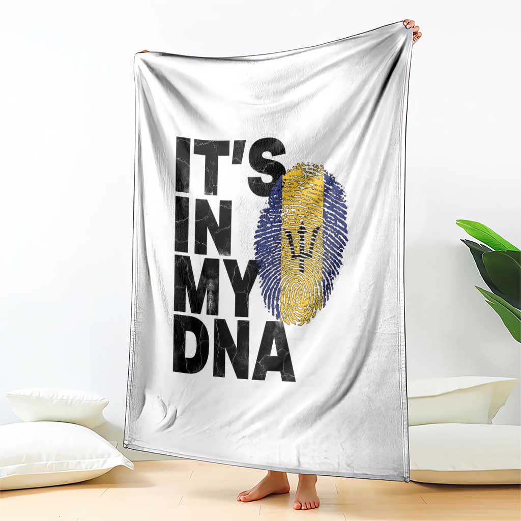 It's In My DNA Barbados Barbadian Throw Blanket Pride Heritage Patriotic Gift TS10 Print Your Wear