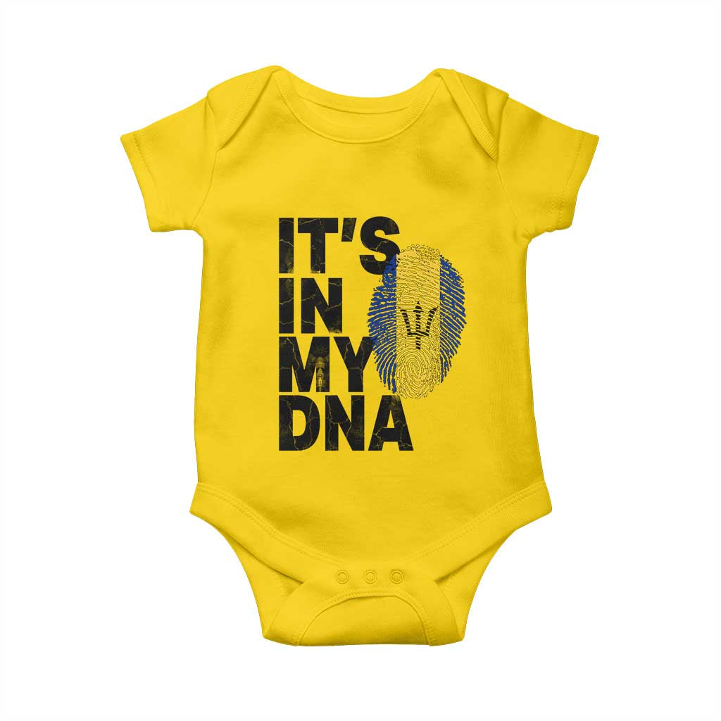 It's In My DNA Barbados Barbadian Baby Onesie Pride Heritage Patriotic Gift TS10 Daisy Print Your Wear