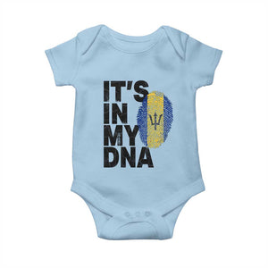 It's In My DNA Barbados Barbadian Baby Onesie Pride Heritage Patriotic Gift TS10 Light Blue Print Your Wear