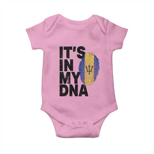 It's In My DNA Barbados Barbadian Baby Onesie Pride Heritage Patriotic Gift TS10 Light Pink Print Your Wear