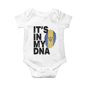 It's In My DNA Barbados Barbadian Baby Onesie Pride Heritage Patriotic Gift TS10 White Print Your Wear