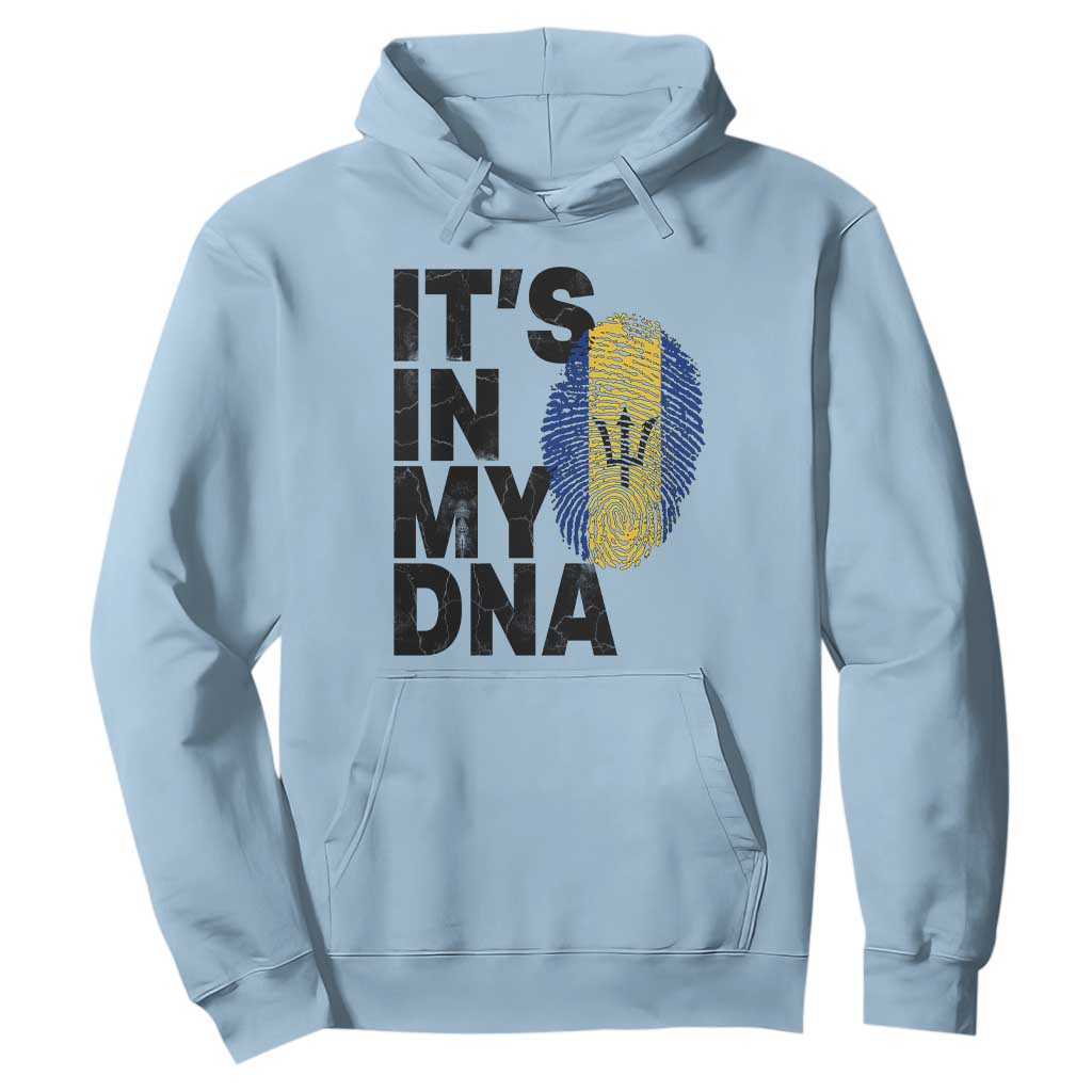 It's In My DNA Barbados Barbadian Hoodie Pride Heritage Patriotic Gift TS10 Light Blue Print Your Wear