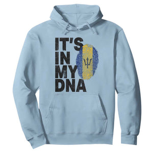 It's In My DNA Barbados Barbadian Hoodie Pride Heritage Patriotic Gift TS10 Light Blue Print Your Wear
