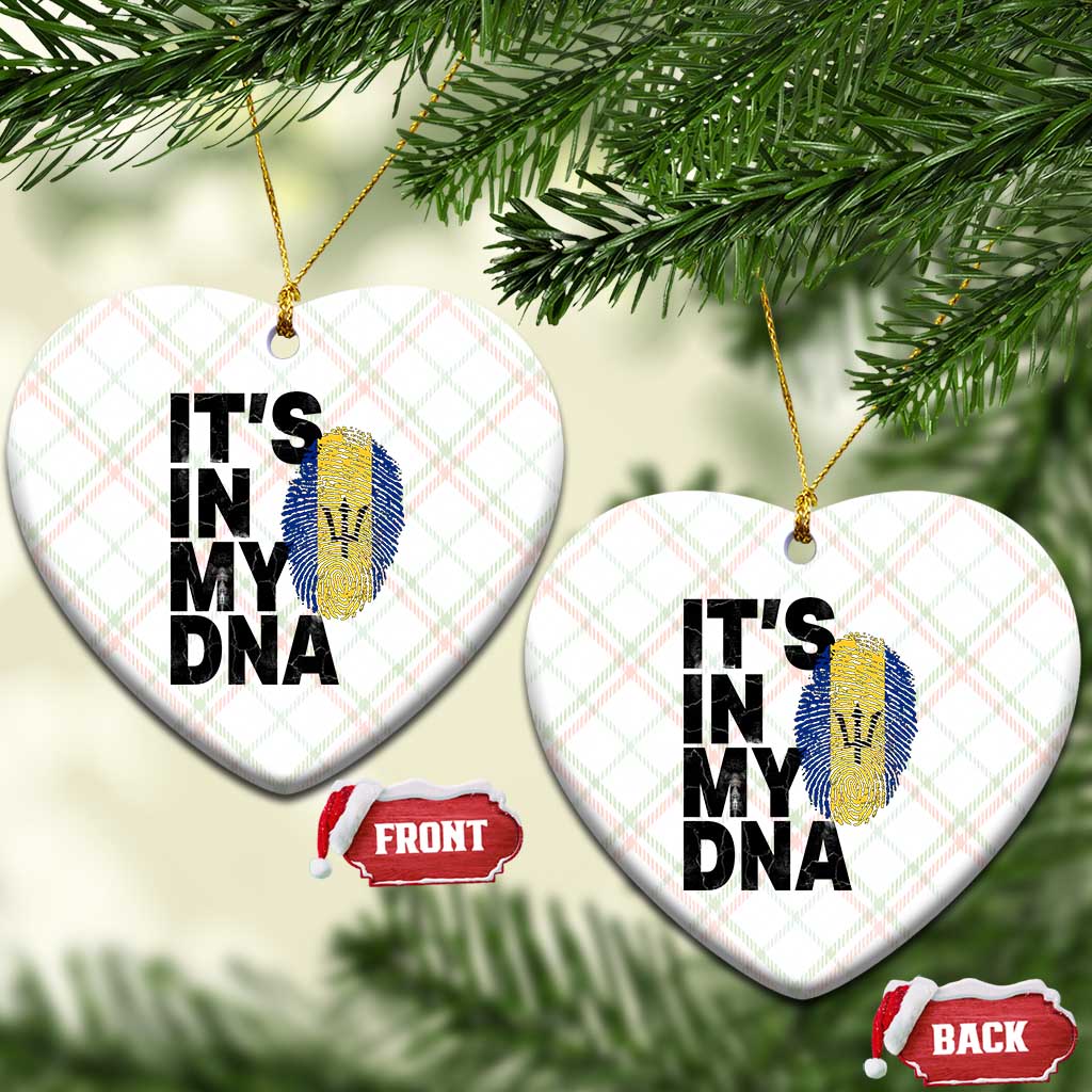 It's In My DNA Barbados Barbadian Ceramic Ornament Pride Heritage Patriotic Gift TS10 Print Your Wear
