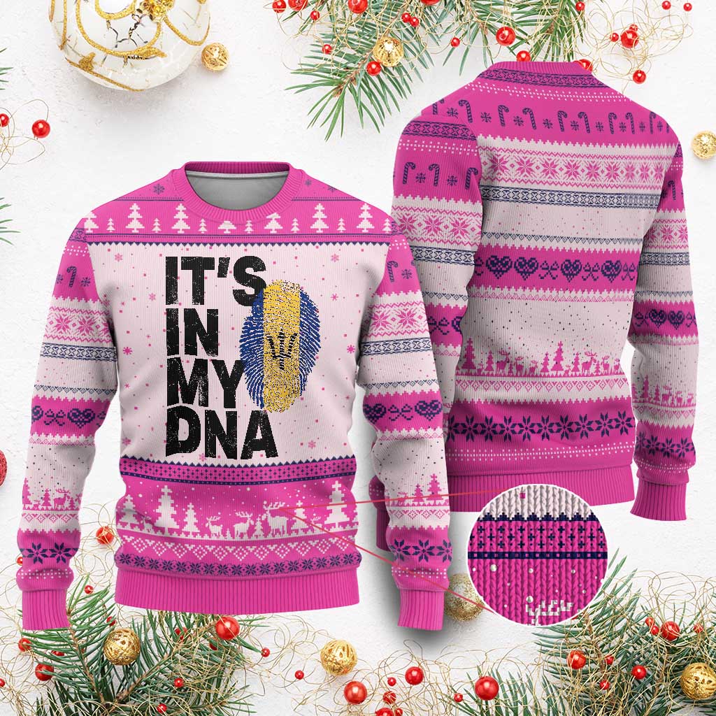 It's In My DNA Barbados Barbadian Ugly Christmas Sweater Pride Heritage Patriotic Gift TS10 Print Your Wear