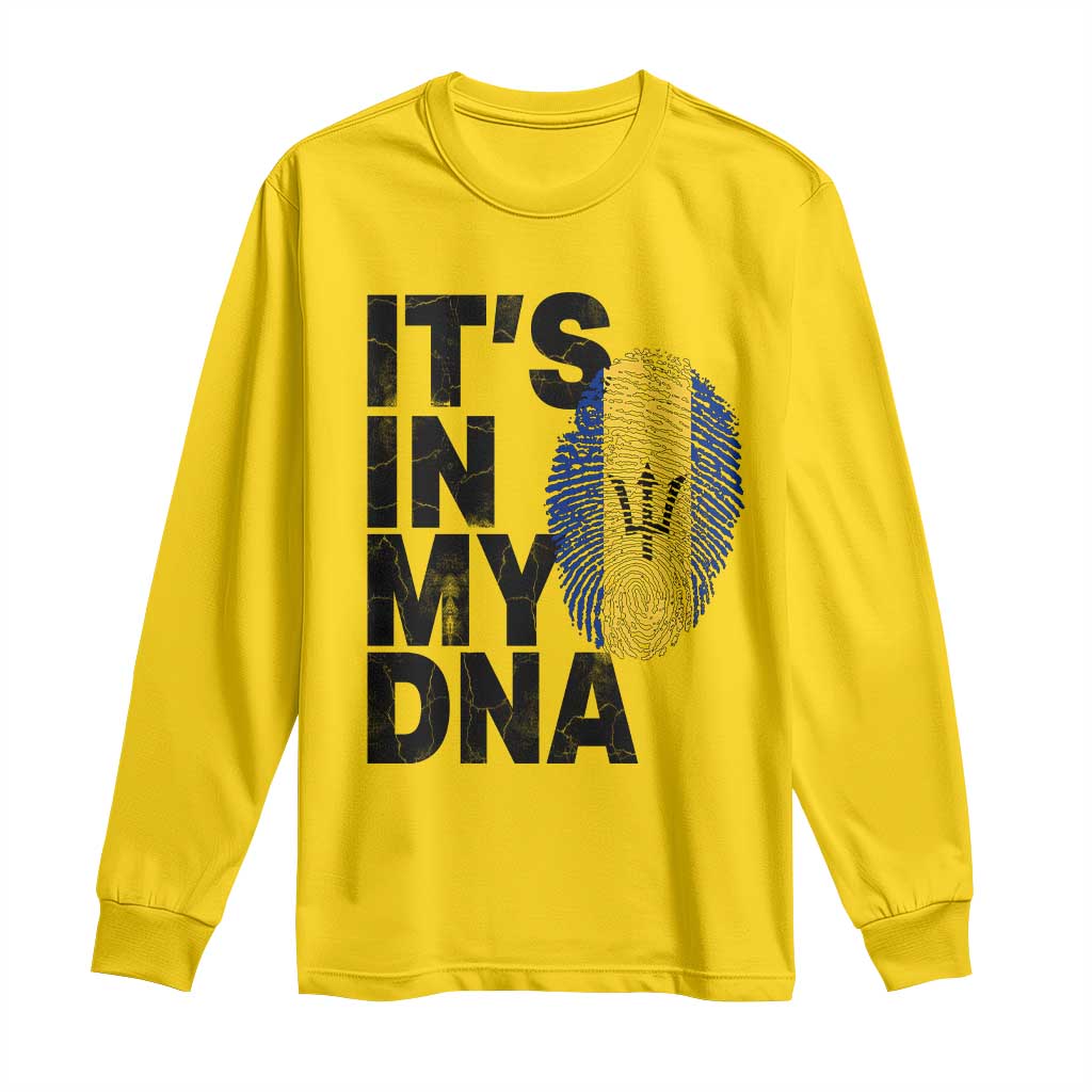 It's In My DNA Barbados Barbadian Long Sleeve Shirt Pride Heritage Patriotic Gift TS10 Daisy Print Your Wear