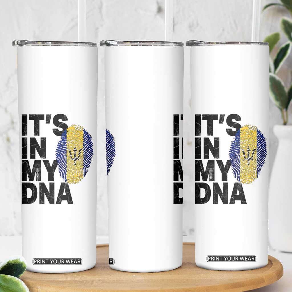 It's In My DNA Barbados Barbadian Skinny Tumbler Pride Heritage Patriotic Gift TS10 Print Your Wear