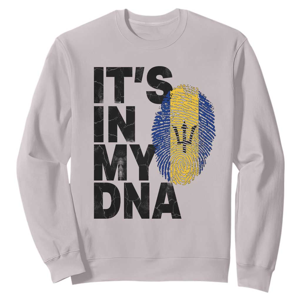 It's In My DNA Barbados Barbadian Sweatshirt Pride Heritage Patriotic Gift TS10 Ice Gray Print Your Wear