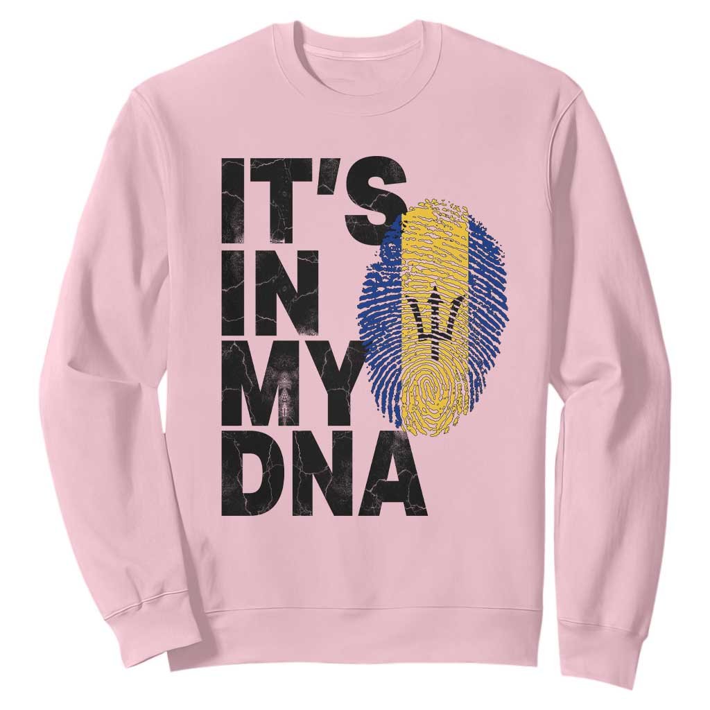 It's In My DNA Barbados Barbadian Sweatshirt Pride Heritage Patriotic Gift TS10 Light Pink Print Your Wear