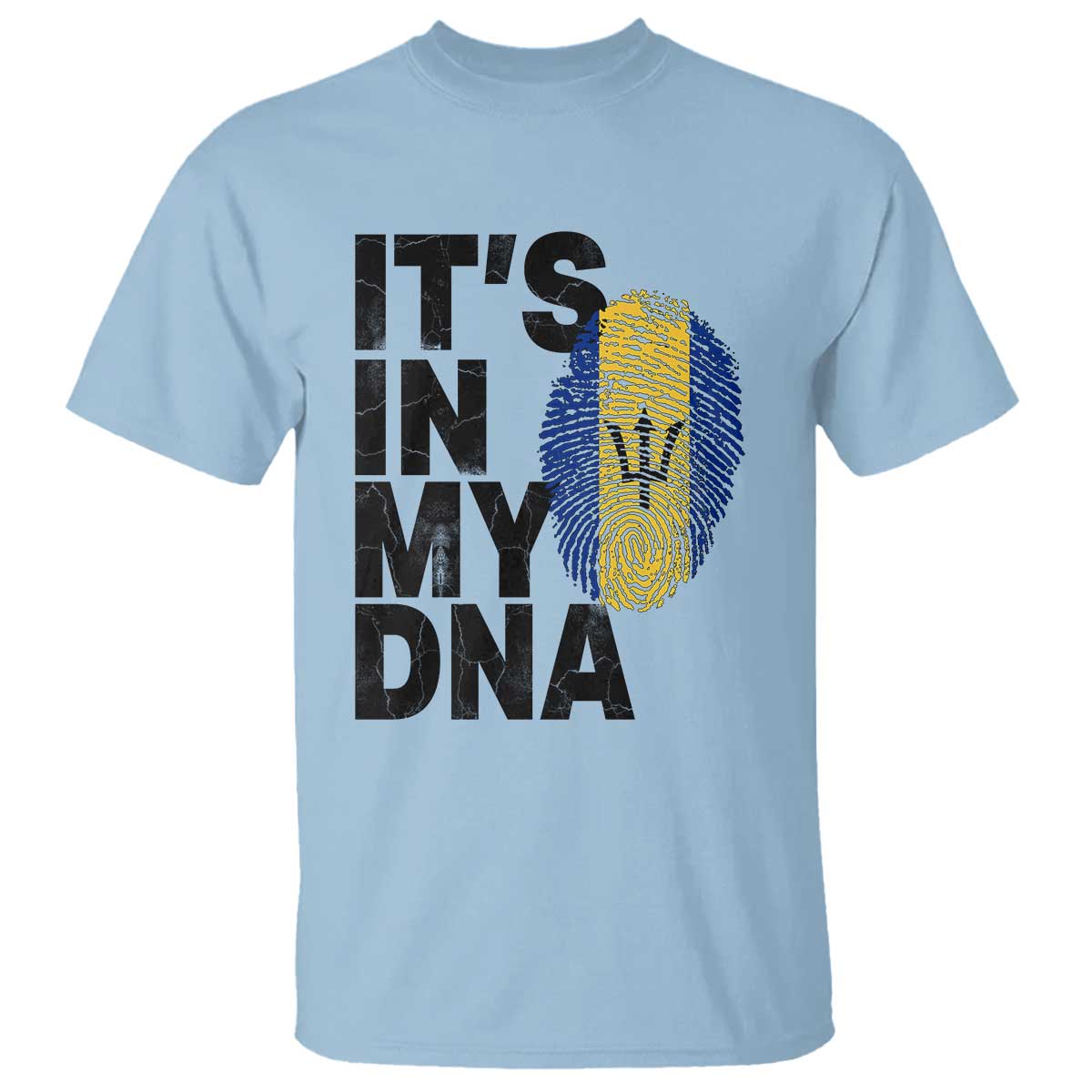 It's In My DNA Barbados Barbadian T Shirt Pride Heritage Patriotic Gift TS10 Light Blue Print Your Wear