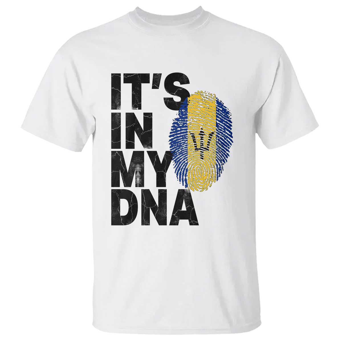 It's In My DNA Barbados Barbadian T Shirt Pride Heritage Patriotic Gift TS10 White Print Your Wear