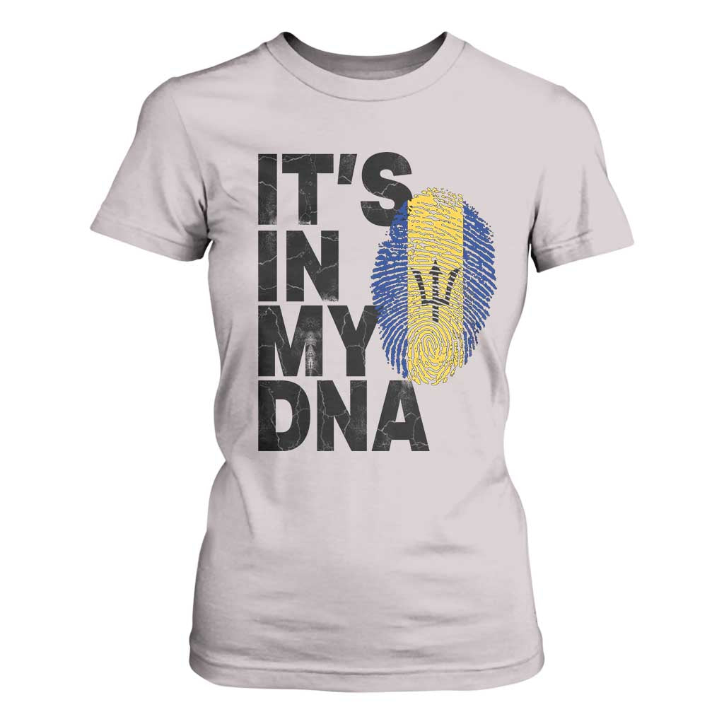 It's In My DNA Barbados Barbadian T Shirt For Women Pride Heritage Patriotic Gift TS10 Ice Gray Print Your Wear