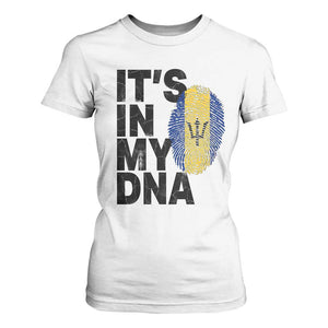It's In My DNA Barbados Barbadian T Shirt For Women Pride Heritage Patriotic Gift TS10 White Print Your Wear