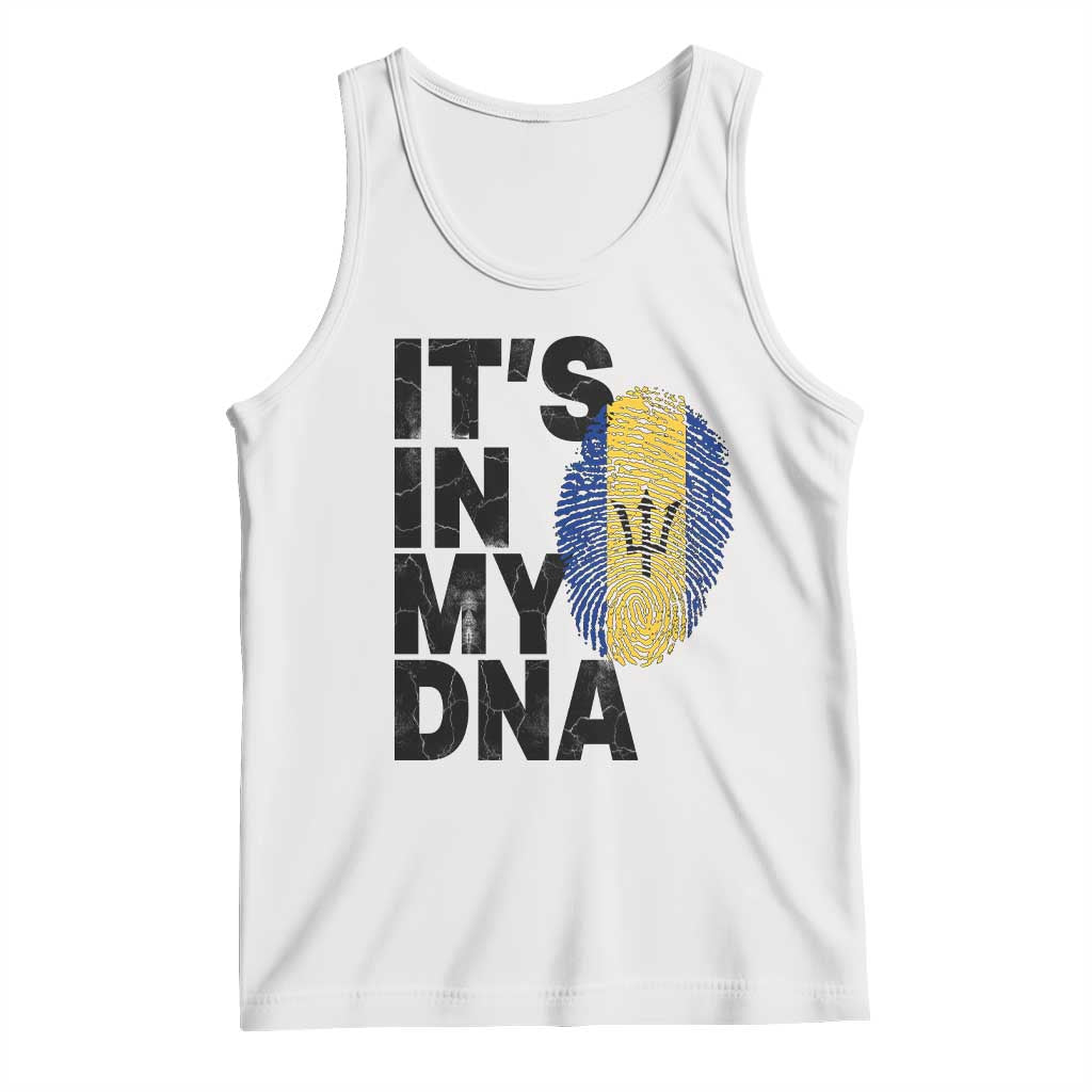 It's In My DNA Barbados Barbadian Tank Top Pride Heritage Patriotic Gift TS10 White Print Your Wear