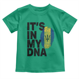 It's In My DNA Barbados Barbadian Toddler T Shirt Pride Heritage Patriotic Gift TS10 Irish Green Print Your Wear