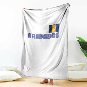 Retro Barbados Throw Blanket Vintage Barbadian Souvenir Caribbean Island Pride Heritage Gift TS10 Print Your Wear