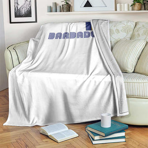 Retro Barbados Throw Blanket Vintage Barbadian Souvenir Caribbean Island Pride Heritage Gift TS10 Print Your Wear