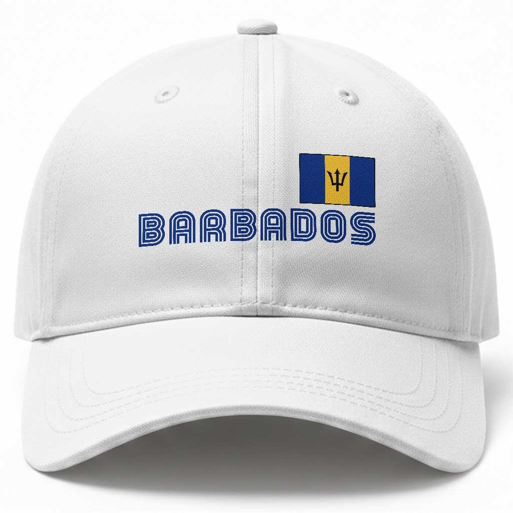 Retro Barbados Baseball Cap Vintage Barbadian Souvenir Caribbean Island Pride Heritage Gift TS10 Print Your Wear
