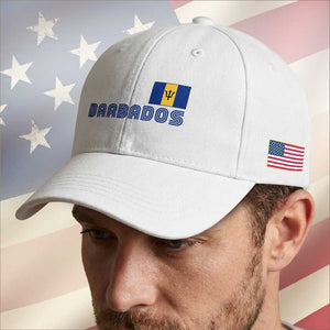 Retro Barbados Baseball Cap Vintage Barbadian Souvenir Caribbean Island Pride Heritage Gift TS10 Print Your Wear