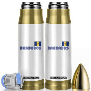 Retro Barbados Bullet Tumbler Vintage Barbadian Souvenir Caribbean Island Pride Heritage Gift TS10 White Print Your Wear
