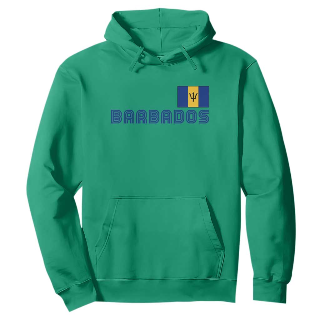 Retro Barbados Hoodie Vintage Barbadian Souvenir Caribbean Island Pride Heritage Gift TS10 Irish Green Print Your Wear
