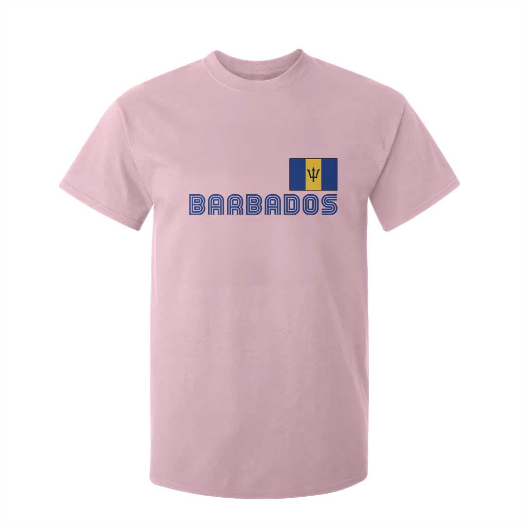 Retro Barbados T Shirt For Kid Vintage Barbadian Souvenir Caribbean Island Pride Heritage Gift TS10 Light Pink Print Your Wear