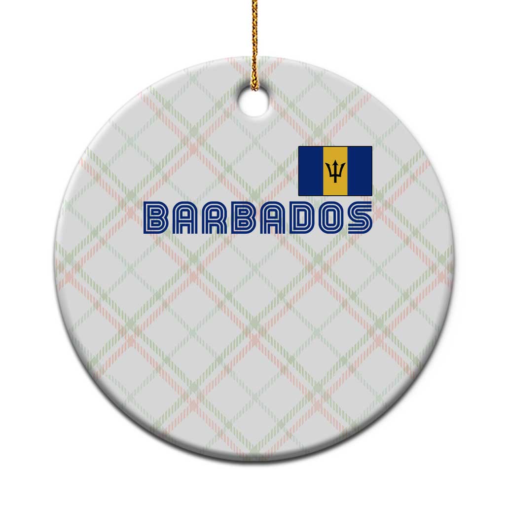 Retro Barbados Ceramic Ornament Vintage Barbadian Souvenir Caribbean Island Pride Heritage Gift TS10 1pc Christmas Plaid Print Your Wear
