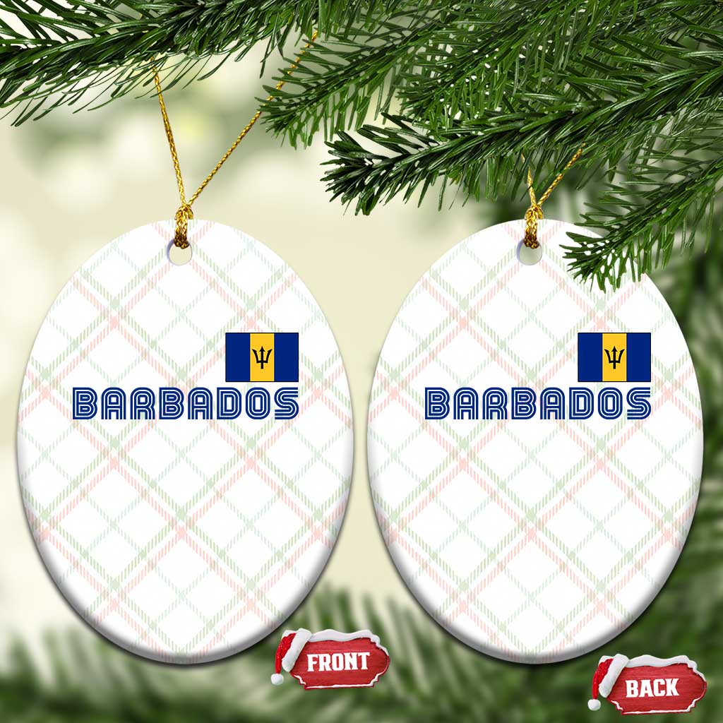 Retro Barbados Ceramic Ornament Vintage Barbadian Souvenir Caribbean Island Pride Heritage Gift TS10 Print Your Wear
