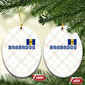 Retro Barbados Ceramic Ornament Vintage Barbadian Souvenir Caribbean Island Pride Heritage Gift TS10 Print Your Wear