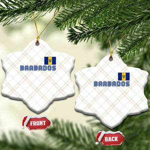 Retro Barbados Ceramic Ornament Vintage Barbadian Souvenir Caribbean Island Pride Heritage Gift TS10 Print Your Wear