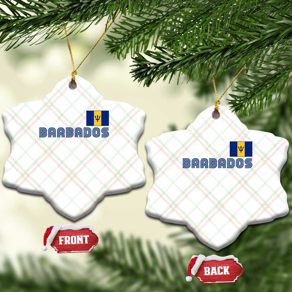 Retro Barbados Ceramic Ornament Vintage Barbadian Souvenir Caribbean Island Pride Heritage Gift TS10 Print Your Wear