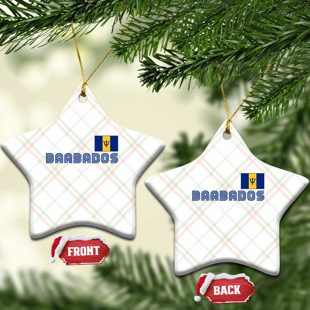 Retro Barbados Ceramic Ornament Vintage Barbadian Souvenir Caribbean Island Pride Heritage Gift TS10 Print Your Wear